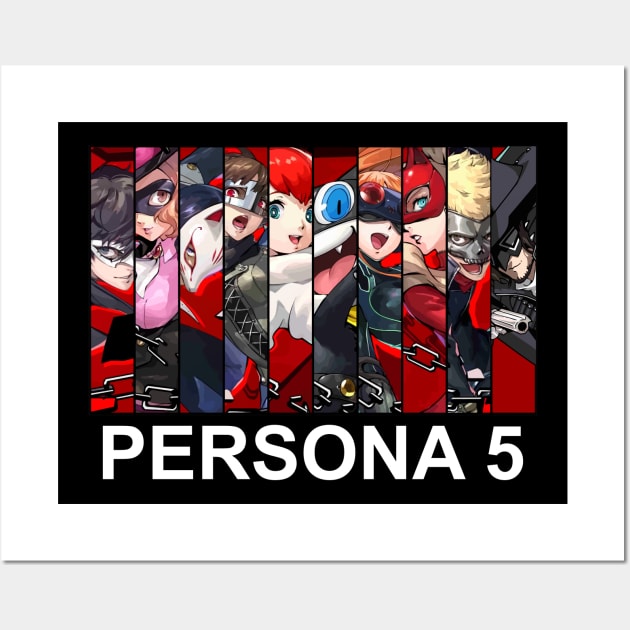 Persona 5 Strikers all member - 2 Wall Art by Leonard